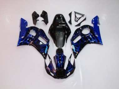 Blau Flamme R6 98-02 Verkleidungen