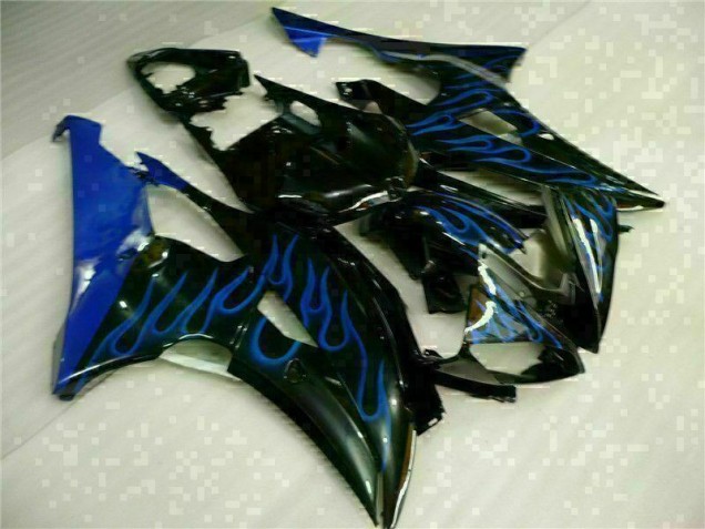 Blau Flamme Schwarz R6 08-16 Verkleidungen Blau Flamme Schwarz R6 08-16 Verkleidungen