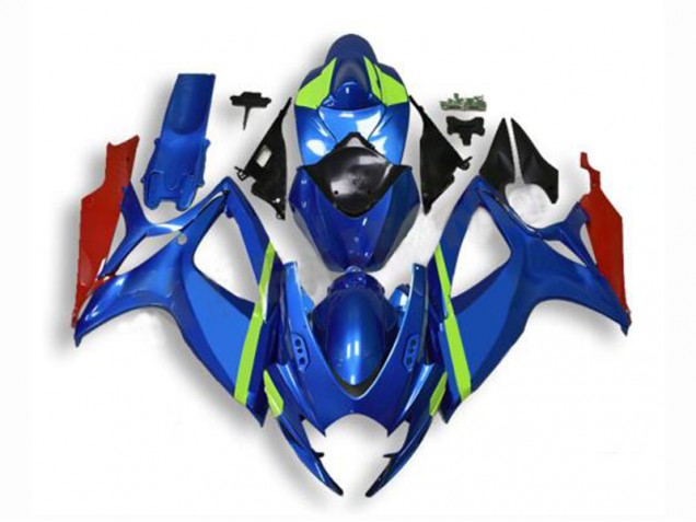 Blau GSXR 600 / 750 K6 06-07 Vollverkleidung Blau GSXR 600 / 750 K6 06-07 Vollverkleidung