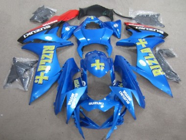 Blau Gelb Rizla GSXR 600 K11 11-24 Verkleidungen