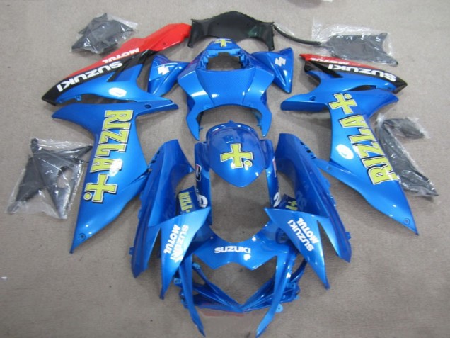 Blau Gelb Rizla GSXR 750 K11 11-24 Verkleidungen