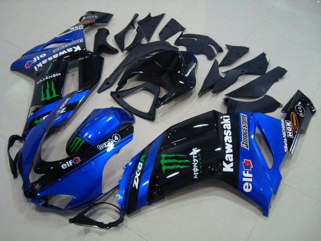 Blau Monster ZX6R 07-08 Verkleidungen Blau Monster ZX6R 07-08 Verkleidungen
