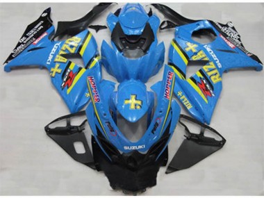 Blau Rizla Hopper GSXR 1000 K9 09-16 Verkleidungen