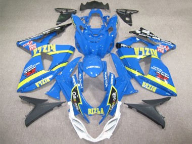 Blau Rizla Q8 Oils GSXR 1000 K9 09-16 Verkleidungen