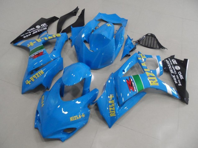 Blau Rizla Rennen GSXR 1000 K7 07-08 Verkleidungen Blau Rizla Rennen GSXR 1000 K7 07-08 Verkleidungen