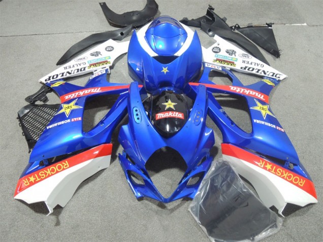 Blau Rockstar GSXR 1000 K7 07-08 Verkleidungen Blau Rockstar GSXR 1000 K7 07-08 Verkleidungen
