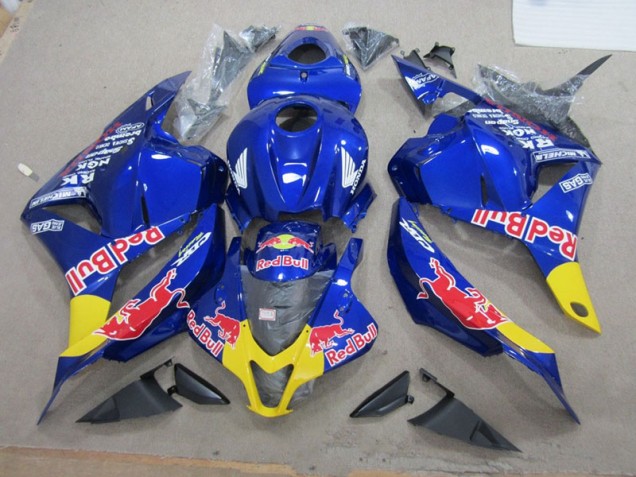Blau Rot Bull CBR 600 RR 09-12 Verkleidung