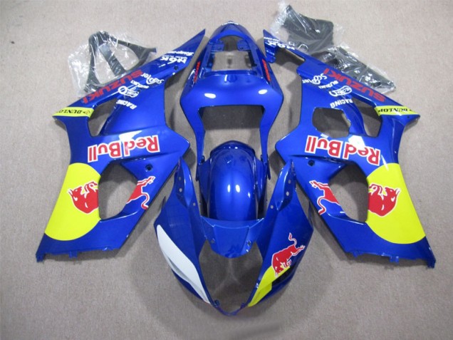 Blau Rot Bull GSXR 1000 K3 03-04 Verkleidungen Blau Rot Bull GSXR 1000 K3 03-04 Verkleidungen