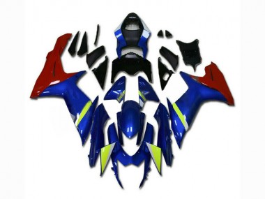 Blau Rot GSXR 600 / 750 K11 11-24 Verkleidungen
