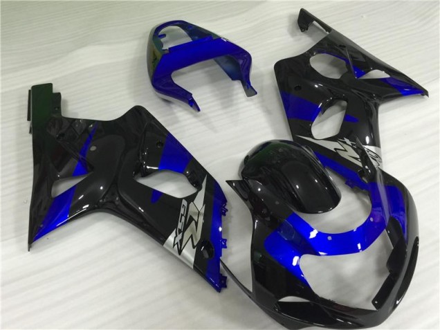 Blau Schwarz GSXR 1000 K1 00-02 Verkleidungen Blau Schwarz GSXR 1000 K1 00-02 Verkleidungen