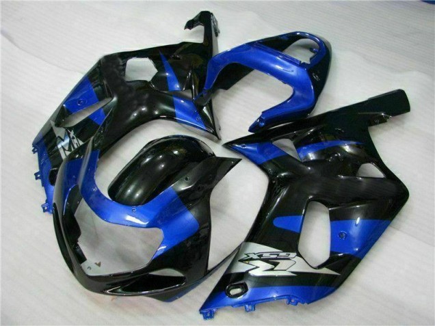Blau Schwarz GSXR 600 / 750 K1 K2 K3 01-03 Verkleidung Blau Schwarz GSXR 600 / 750 K1 K2 K3 01-03 Verkleidung