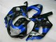 Blau Schwarz GSXR 600 / 750 K1 K2 K3 01-03 Verkleidung Blau Schwarz GSXR 600 / 750 K1 K2 K3 01-03 Verkleidung
