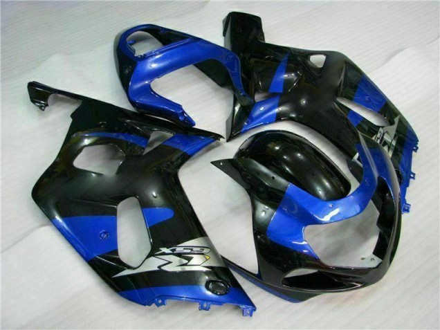 Blau Schwarz GSXR 600 / 750 K1 K2 K3 01-03 Verkleidung Blau Schwarz GSXR 600 / 750 K1 K2 K3 01-03 Verkleidung