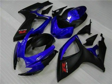 Blau Schwarz GSXR 600 / 750 K6 06-07 Verkleidungen