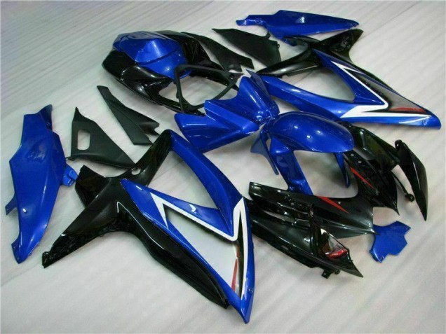 Blau Schwarz GSXR 600 / 750 K8 08-10 Verkleidung Blau Schwarz GSXR 600 / 750 K8 08-10 Verkleidung