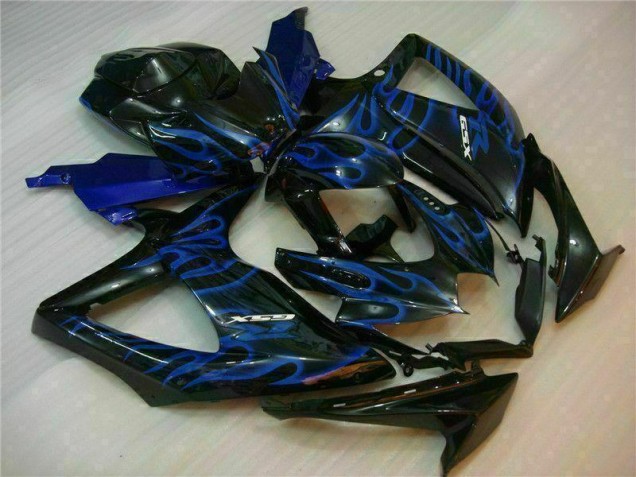 Blau Schwarz GSXR 600 / 750 K8 08-10 Verkleidungen Blau Schwarz GSXR 600 / 750 K8 08-10 Verkleidungen