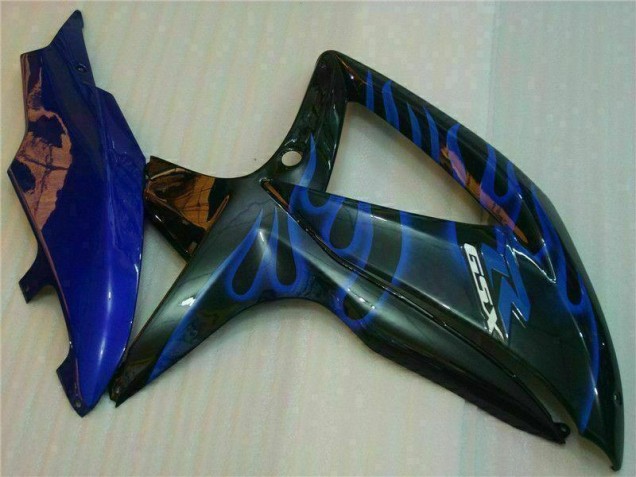 Blau Schwarz GSXR 600 / 750 K8 08-10 Verkleidungen Blau Schwarz GSXR 600 / 750 K8 08-10 Verkleidungen