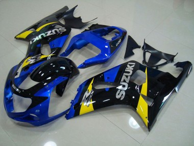 Blau Schwarz GSXR 750 K1 K2 K3 01-03 Verkleidungen