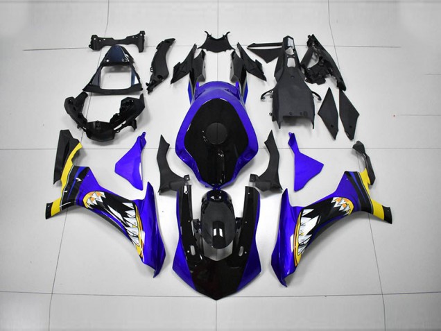 Blau Schwarz R1 15-19 Verkleidungen Blau Schwarz R1 15-19 Verkleidungen