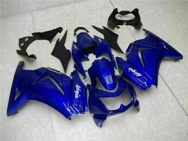 Blau Schwarz Weiß Ninja EX250 08-12 Verkleidung Blau Schwarz Weiß Ninja EX250 08-12 Verkleidung