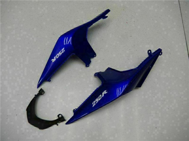 Blau Schwarz Weiß Ninja EX250 08-12 Verkleidung Blau Schwarz Weiß Ninja EX250 08-12 Verkleidung