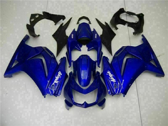 Blau Schwarz Weiß Ninja EX250 08-12 Verkleidung Blau Schwarz Weiß Ninja EX250 08-12 Verkleidung