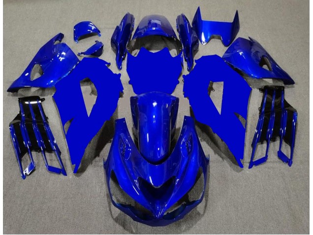 Blau Schwarz ZX14R ZZR 1400 12-21 Verkleidungen Blau Schwarz ZX14R ZZR 1400 12-21 Verkleidungen