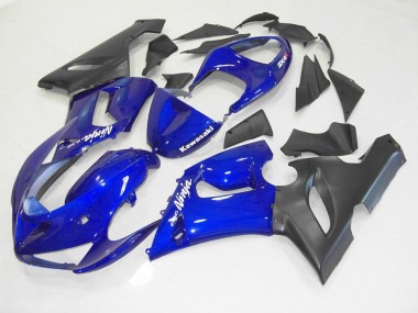 Blau Schwarz ZX6R 05-06 Verkleidung