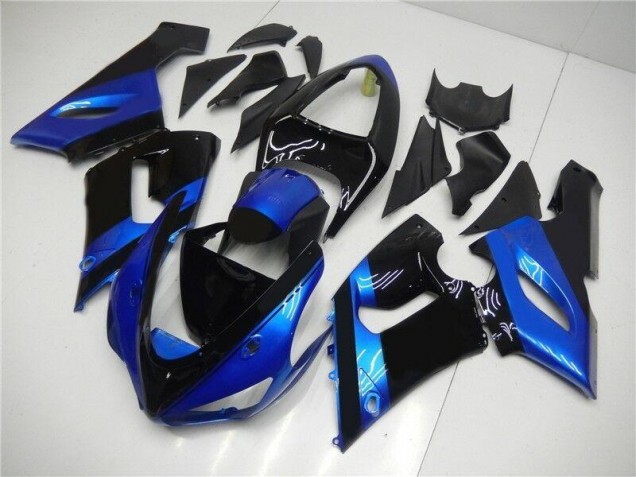 Blau Schwarz ZX6R 05-06 Verkleidungen Blau Schwarz ZX6R 05-06 Verkleidungen