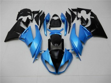 Blau Schwarz ZX6R 09-12 Verkleidung