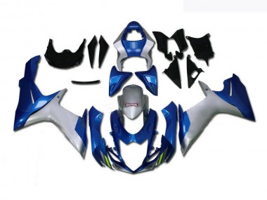Blau Silber GSXR 600 / 750 K11 11-24 Verkleidungen