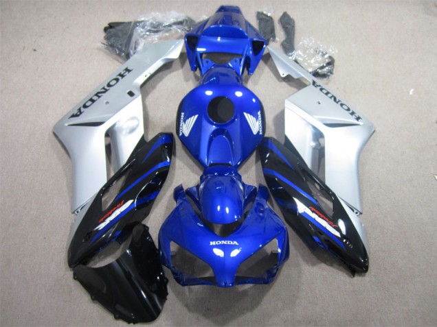 Blau Silber Schwarz CBR 1000 RR 04-05 Verkleidungen