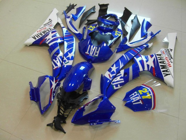 Blau Star Fiat R6 08-16 Verkleidungen Blau Star Fiat R6 08-16 Verkleidungen