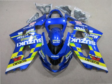 Blau Telefumia Movistar GSXR 600 K4 04-05 Verkleidungen