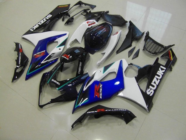 Blau Weiß GSXR 1000 K5 05-06 Verkleidung Blau Weiß GSXR 1000 K5 05-06 Verkleidung