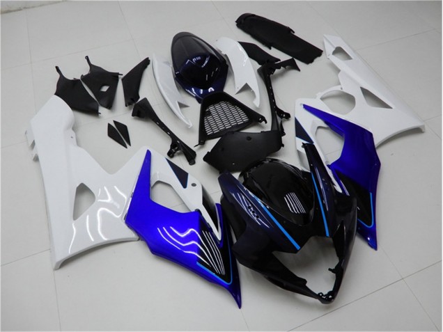 Blau Weiß GSXR 1000 K5 05-06 Verkleidungen & Plastik Blau Weiß GSXR 1000 K5 05-06 Verkleidungen & Plastik
