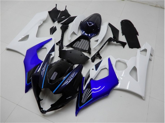 Blau Weiß GSXR 1000 K5 05-06 Verkleidungen & Plastik Blau Weiß GSXR 1000 K5 05-06 Verkleidungen & Plastik