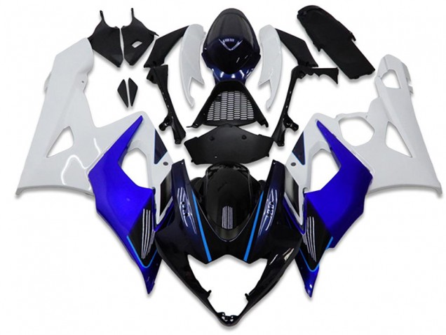 Blau Weiß GSXR 1000 K5 05-06 Verkleidungen & Plastik Blau Weiß GSXR 1000 K5 05-06 Verkleidungen & Plastik