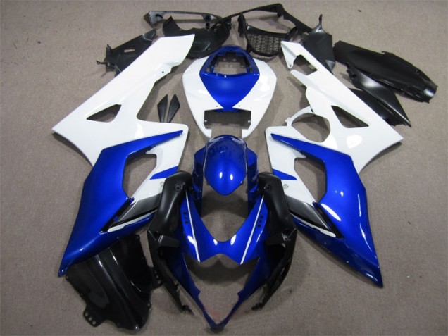 Blau Weiß GSXR 1000 K5 05-06 Vollverkleidung Blau Weiß GSXR 1000 K5 05-06 Vollverkleidung