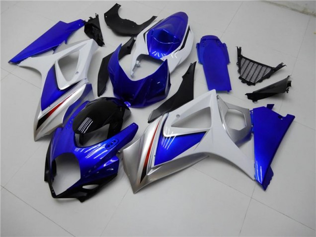 Blau Weiß GSXR 1000 K7 07-08 Verkleidung Blau Weiß GSXR 1000 K7 07-08 Verkleidung
