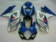 Blau Weiß GSXR 1000 K7 07-08 VollVerkleidungen & Plastik Blau Weiß GSXR 1000 K7 07-08 VollVerkleidungen & Plastik