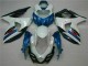 Blau Weiß GSXR 1000 K9 09-16 Motorrad Verkleidungen Blau Weiß GSXR 1000 K9 09-16 Motorrad Verkleidungen