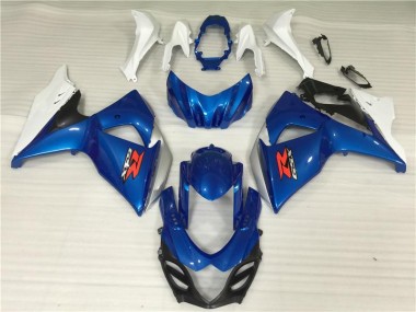 Blau Weiß GSXR 1000 K9 09-16 Verkleidung & Plastik