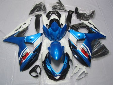 Blau Weiß GSXR 1000 K9 09-16 Verkleidungen & Plastik
