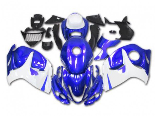 Blau Weiß GSXR 1300 Hayabusa 08-19 Verkleidungen