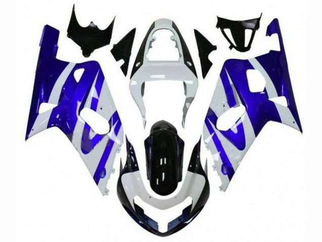 Blau Weiß GSXR 600 / 750 K1 K2 K3 01-03 Verkleidungen Blau Weiß GSXR 600 / 750 K1 K2 K3 01-03 Verkleidungen