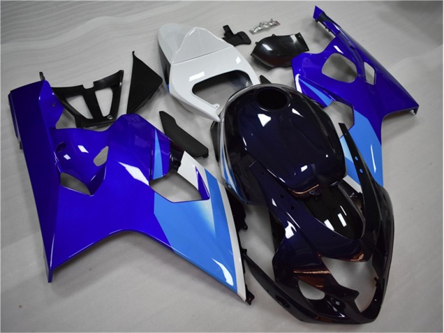 Blau Weiß GSXR 600 / 750 K4 04-05 Verkleidung Blau Weiß GSXR 600 / 750 K4 04-05 Verkleidung