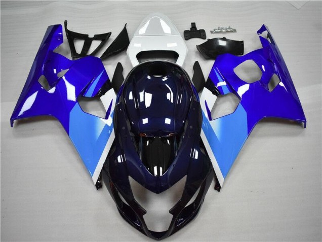 Blau Weiß GSXR 600 / 750 K4 04-05 Verkleidung Blau Weiß GSXR 600 / 750 K4 04-05 Verkleidung