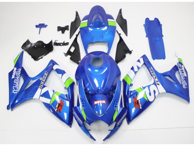 Blau Weiß GSXR 600 / 750 K6 06-07 Verkleidung Blau Weiß GSXR 600 / 750 K6 06-07 Verkleidung