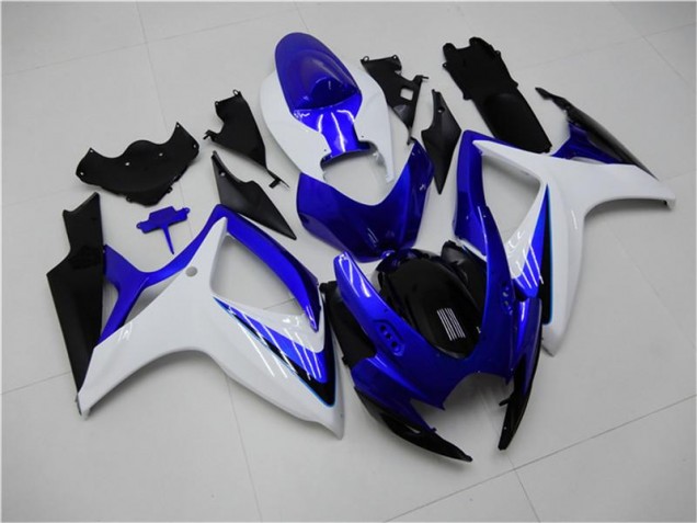 Blau Weiß GSXR 600 / 750 K6 06-07 Verkleidungen Komplett Sets Blau Weiß GSXR 600 / 750 K6 06-07 Verkleidungen Komplett Sets